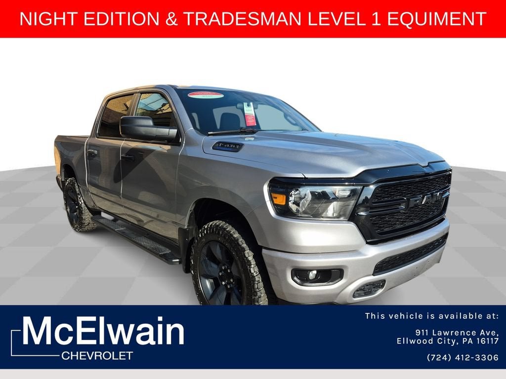 2024 RAM 1500 Tradesman Crew Cab 4x4 5'7" Box