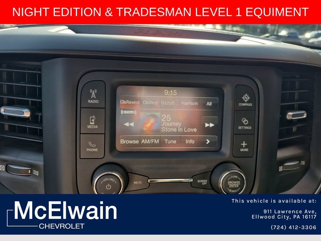 2024 RAM 1500 Tradesman Crew Cab 4x4 5'7" Box