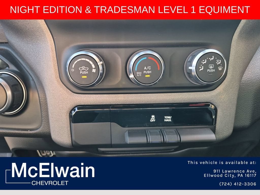 2024 RAM 1500 Tradesman Crew Cab 4x4 5'7" Box