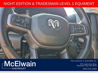 2024 RAM 1500 Tradesman Crew Cab 4x4 5'7" Box