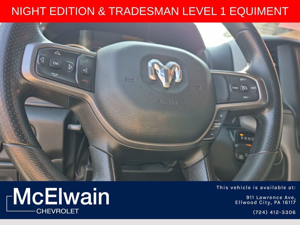 2024 RAM 1500 Tradesman Crew Cab 4x4 5'7" Box