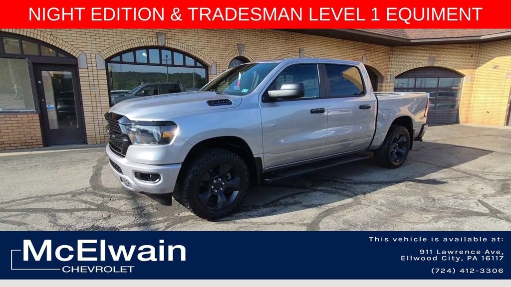 2024 RAM 1500 Tradesman Crew Cab 4x4 5'7" Box
