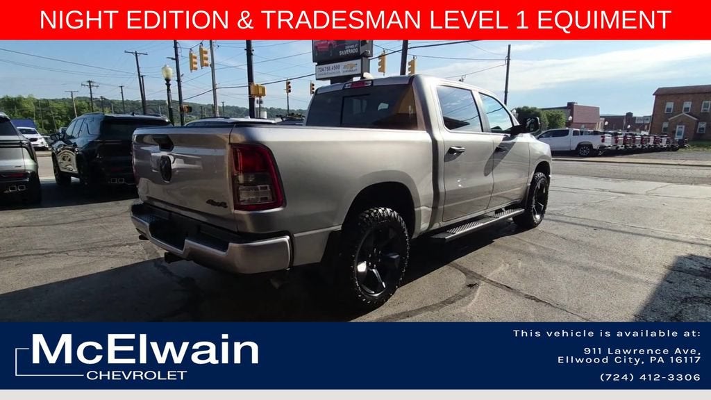 2024 RAM 1500 Tradesman Crew Cab 4x4 5'7" Box