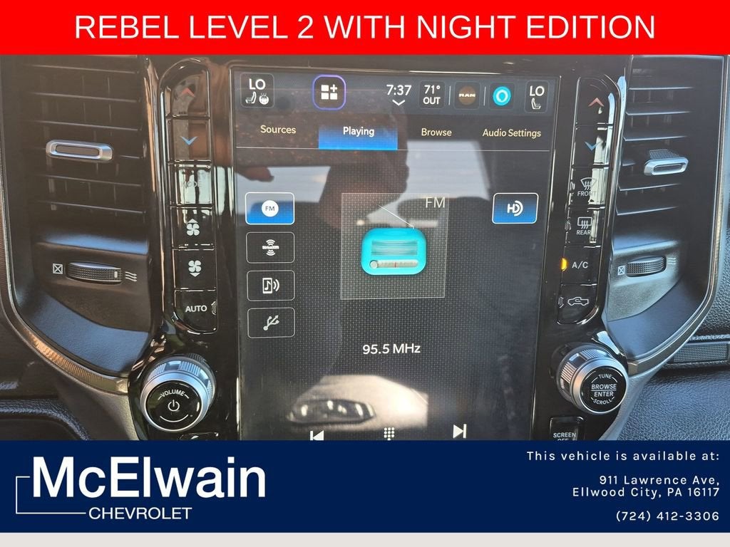 2023 RAM 1500 Rebel Crew Cab 4x4 5'7" Box