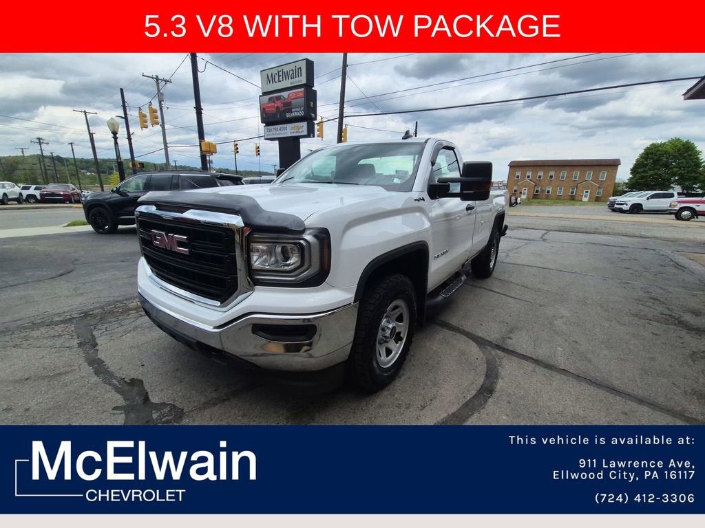2017 GMC Sierra 1500 4WD Reg Cab 133.0"