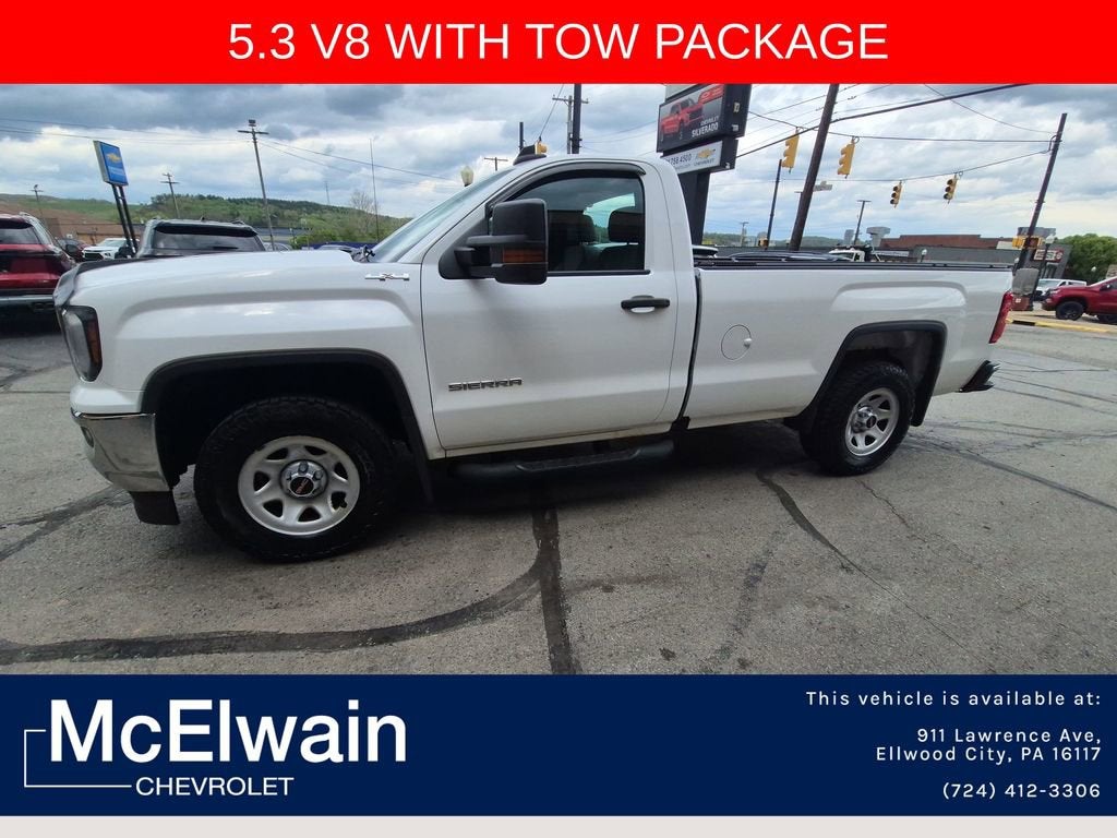 2017 GMC Sierra 1500 4WD Reg Cab 133.0"