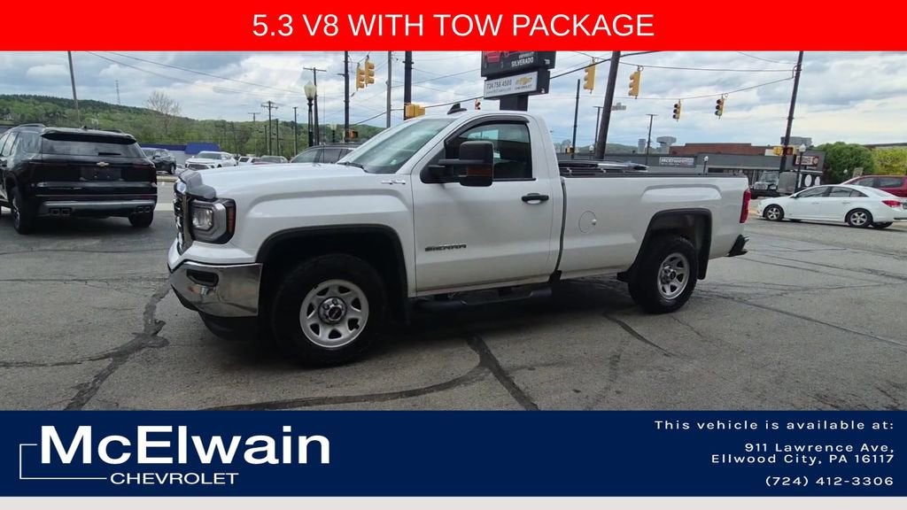 2017 GMC Sierra 1500 4WD Reg Cab 133.0"