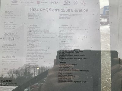 2024 GMC Sierra 1500 Elevation