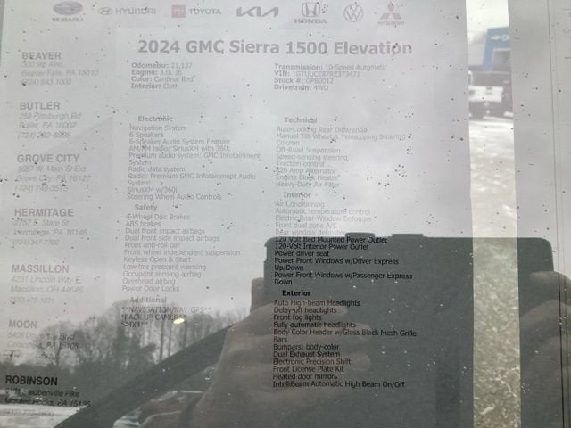 2024 GMC Sierra 1500 Elevation