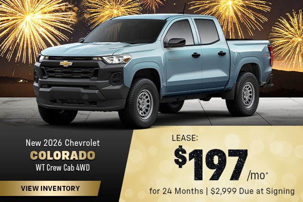 New 2026 Chevrolet Colorado WT Crew Cab 4WD